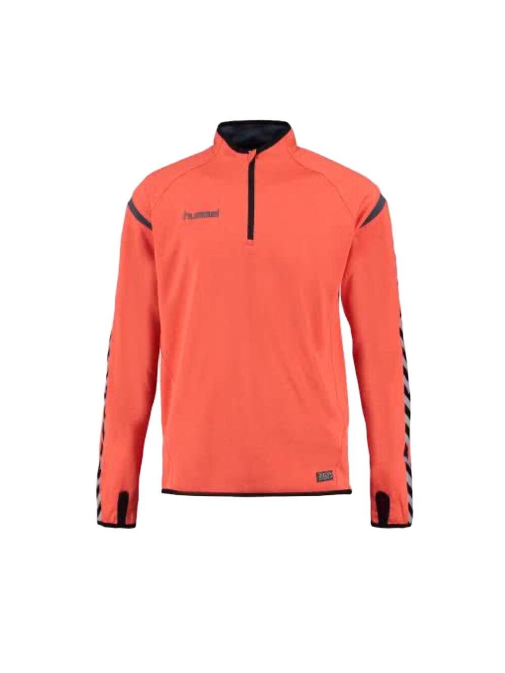Hummel Orange Quarter-Zip Pullover AC 1/4 ZIP TRAINING SWEAT JKT medium